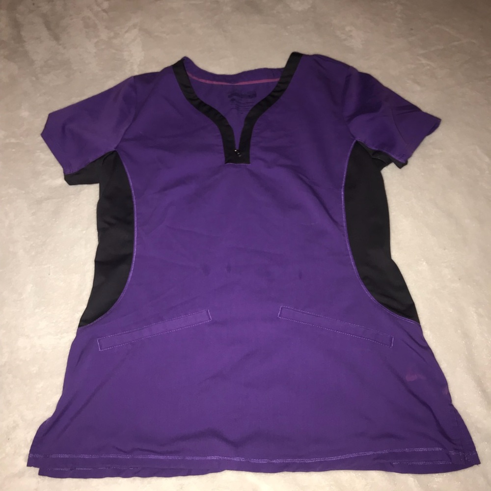Purple scrub top